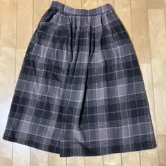 SM2 フレアスカート チェック柄
