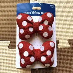 ディズニー　ミニーリボンパッチンセット　赤