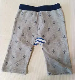 ミキハウス　ホットビスケット アンカー柄 クジラデザイン ハーフパンツ