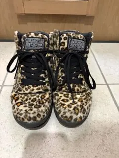 ヒョウ柄 ハイカットスニーカー
