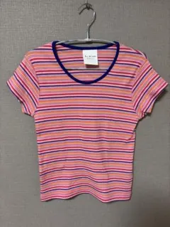Ray BEAMS マルチボーダー リブTシャツのサムネイル