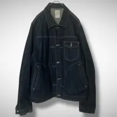 BACK NUMBER バックナンバー 1st デニムトラッカー　濃紺　Lサイズ