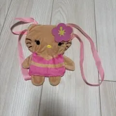 日焼けキティ ガチャ ぬいぐるみ ポシェット ハローキティ ポーチ サンリオ