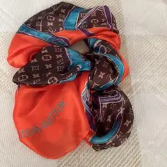 Louis Vuitton モノグラムスカーフ オレンジ