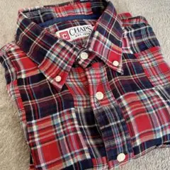 【美品】ヴィンテージ CHAPS パッチワーク 半袖 シャツ 日登美社製