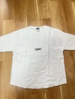 ホワイト EXAMPLE プリント Tシャツのサムネイル