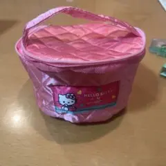 ハローキティ キルティングポーチ ピンク