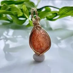 サンストーン　ペンダントトップ