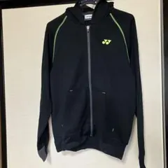YONEX フード付きジャケット 裏起毛 黒