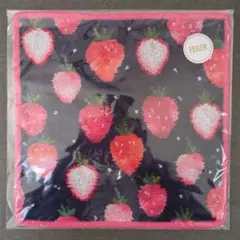 フェイラー　ハンカチ　ストロベリードット