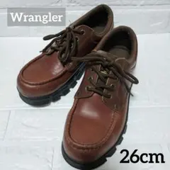 Wrangler ラングラー 革靴 レザーシューズ ブラウン 26cm