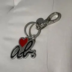 agnes b. VOYAGE キーホルダー ハートロゴ