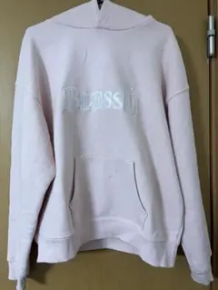 BlessU ピンク フード付きパーカー