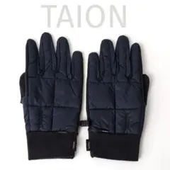 TAION タイオン　マウンテンライトダウンポーラテックグローブ　手袋　ネイビー