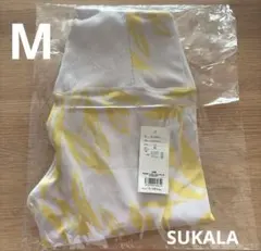 【SUKALA】 パイピングレギンス　リーフプリント　イエロー　Mのサムネイル