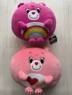 ケアベア ぬいぐるみ ピンク　2個セット