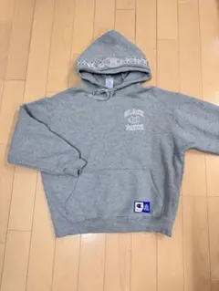 Champion グレー フード付きパーカー Lサイズ