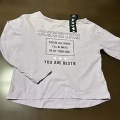 140センチ　長袖　Tシャツ　パープル　女の子
