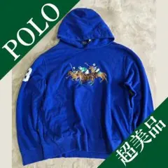 【超美品】Polo Ralph Lauren　プルオーバー　パーカー　刺繍　L