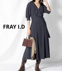FRAY I.D カシュクール フレア ワンピース S フレイアイディーのサムネイル