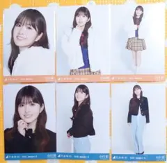 乃木坂46 小川彩 生写真 ボアコート クロップドジャケット 6種コンプ