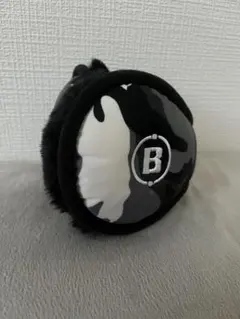 BRIEFING カモフラージュ柄 イヤーマフ　ブラックホワイト