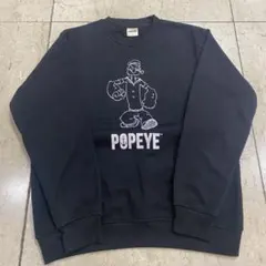 ZARA POPEYE プリント スウェット M トレーナー スウェット 「POPEYE」プリント ミニ裏毛 スウェット Tシャツ メンズ レディース