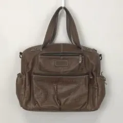 Max&Co 2way レザーバッグ 牛革 ショルダーバッグ