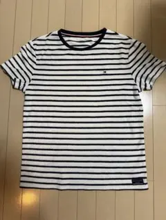 トミーフィルフィガー タオル生地　ストライプ　Tシャツ メンズSのサムネイル