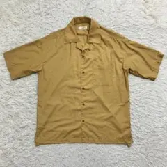 《美品M人気早い者勝ち》リドムlidnmポリシャツマスタードL1855-122