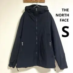 THE NORTH FACE ブラックコンパクトジャケット/マウンテンパーカー