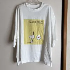 【タグ付き未使用品】ユニクロUT スヌーピー レディース オーバーサイズTシャツ