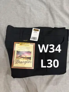 【新品】ラングラー　ランチャードレスジーンズ　黒　サイズW34L30