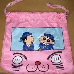 韓国限定 ダイソー クレヨンしんちゃん 寝顔クリアポーチ 巾着袋 セットのサムネイル
