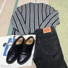 セーター・ジーンズセット