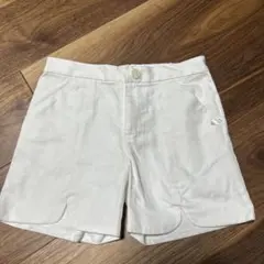 Tartine et Chocolat ホワイト ハーフパンツ