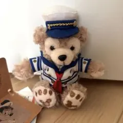 ♡テテ♡　ダッフィー　初期　オープンマウス　紺セーラー　ぬいぐるみ　白タグ ♡テテ♡ ダッフィー 初期 オープンマウス 紺セーラー ぬいぐるみ 白