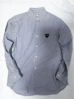 PLAY Comme des Garçons ストライプシャツ M