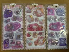 ウォーターシール3枚セット　サンリオ　正規品