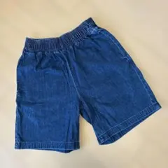 【GU】デニムシェフショーツ ハーフパンツ XSのサムネイル