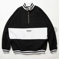 FROCLUB ハーフジップ　トレーナー 黒白