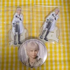 【最終値下げ】目出度歌誉花舞 十周年祝賀祭 アクリルスタンド 缶バッジ 鶴丸国永