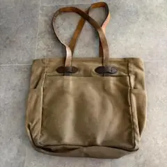 FILSON　白タグ　ヴィンテージ　オイルド加工　トートバッグ　フィルソンのサムネイル