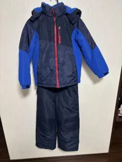 SNOWS 子ども用スキーウェアセット（青と黒）