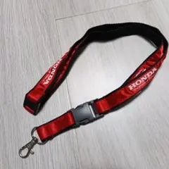 HONDA ネックストラップ レッド