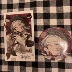 弦月藤士郎 チェキ風カード 缶バッジ sweet Floaties にじさんじ