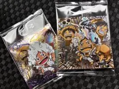 ワンピース　大海賊シールウエハース　ルフィusgr+　ルフィsgr　ニカ