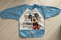 ミッキーマウス お食事エプロン 長袖