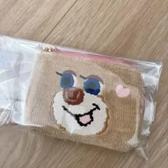 【新品】ドアップテディガール　L字ポーチ　FEILER