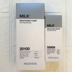 MEDIHEAL MILK Brightening Toner & Serumのサムネイル